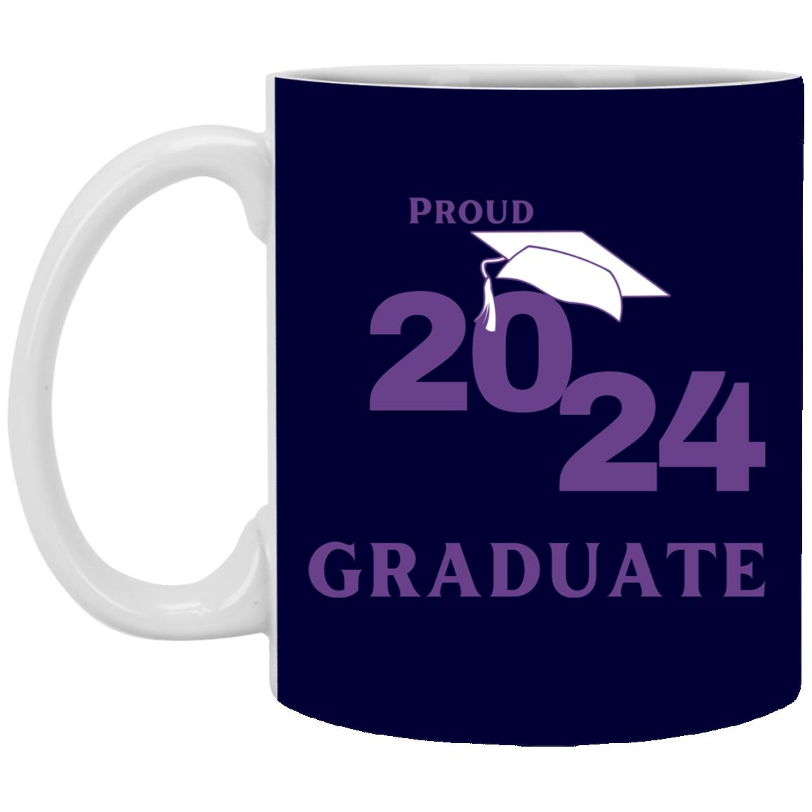 Proud graduate 2024 purple XP8434 11oz White Mug