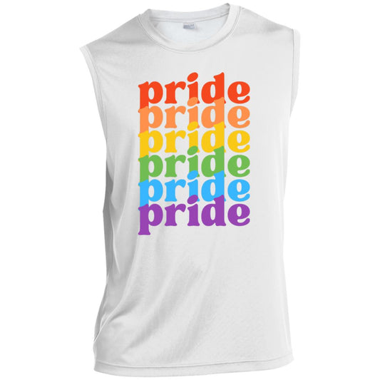 Pride, Pride, Pride -- CLOSEOUT Men’s Sleeveless Performance Tee