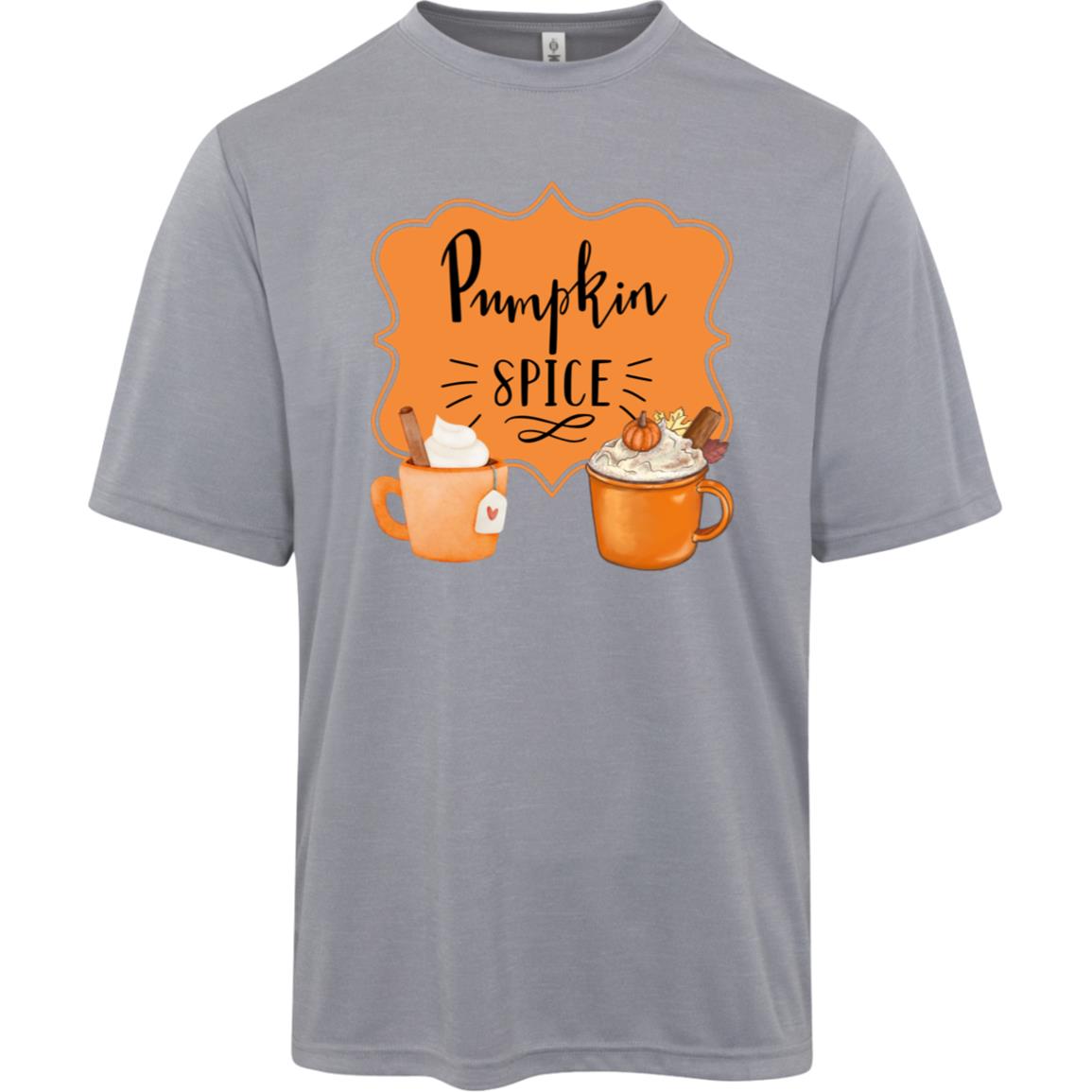 Pumpkin Spice Latte Orange Black -- Men's Sonic Heather Tee