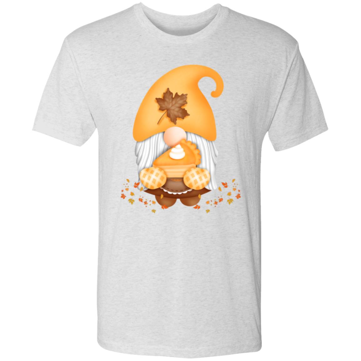 Gnome Pumpkin Pie NL6010 Men's Triblend T-Shirt