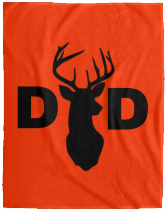 Dad Deer Dad hat VPL Cozy Plush Fleece Blanket - 60x80