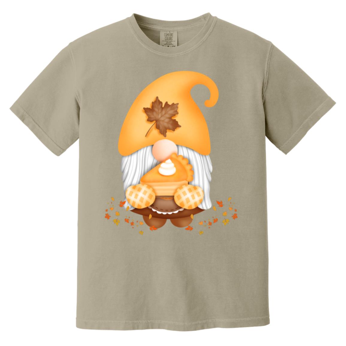 Gnome Pumpkin Pie CC1717 Heavyweight Garment-Dyed T-Shirt