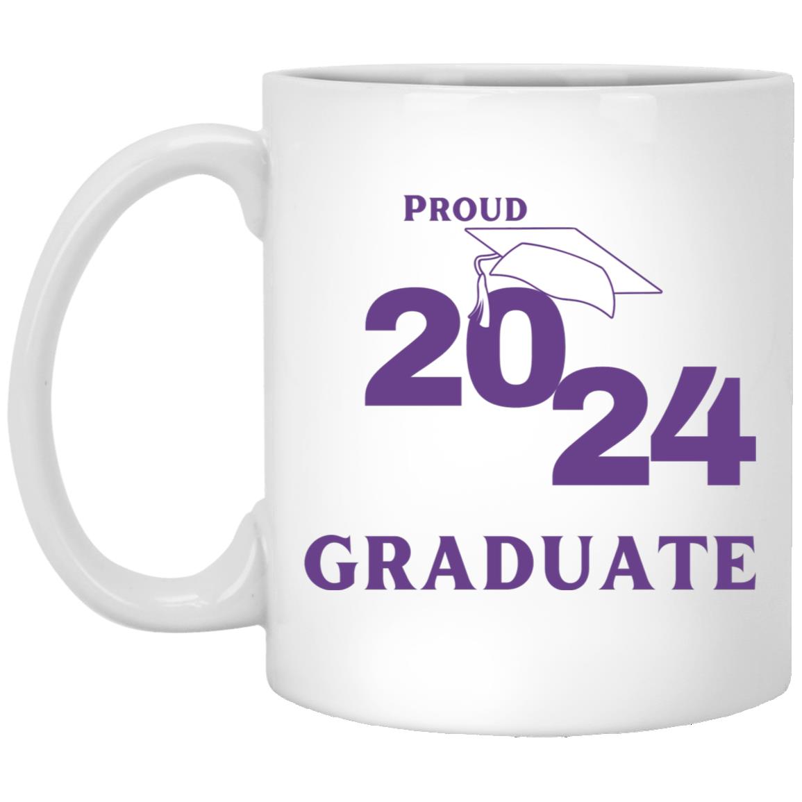 Proud graduate 2024 purple XP8434 11oz White Mug