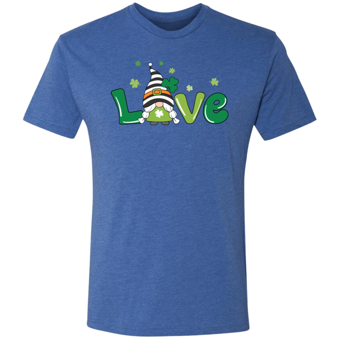 clover love gnome NL6010 Men's Triblend T-Shirt