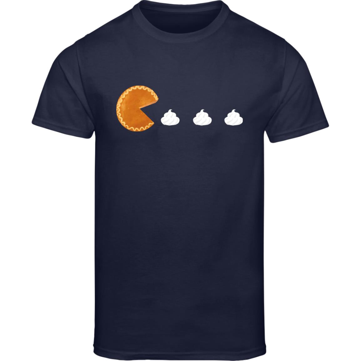 Pumpkin Pac Man -- Champion Adult Short Sleeve Tee