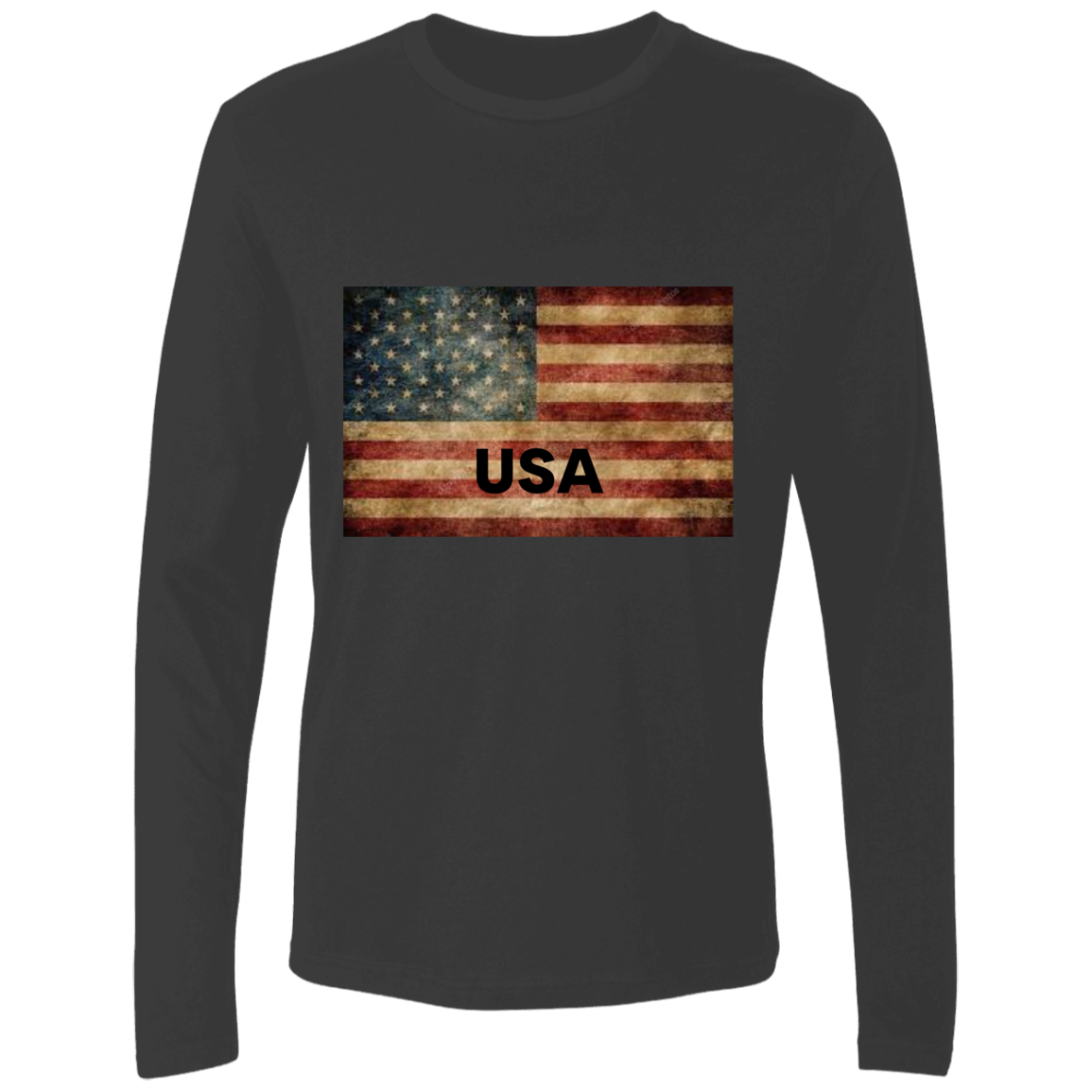 American Flag -- Men's Premium LS