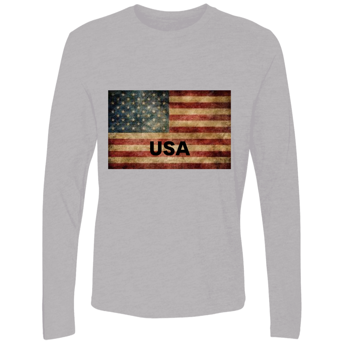 American Flag -- Men's Premium LS