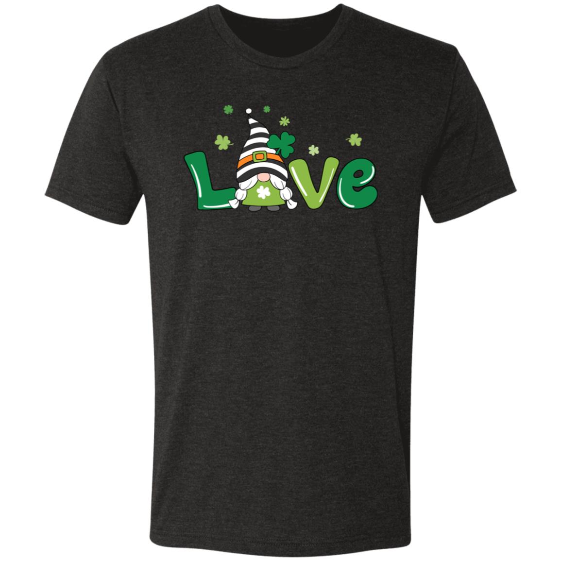 clover love gnome NL6010 Men's Triblend T-Shirt