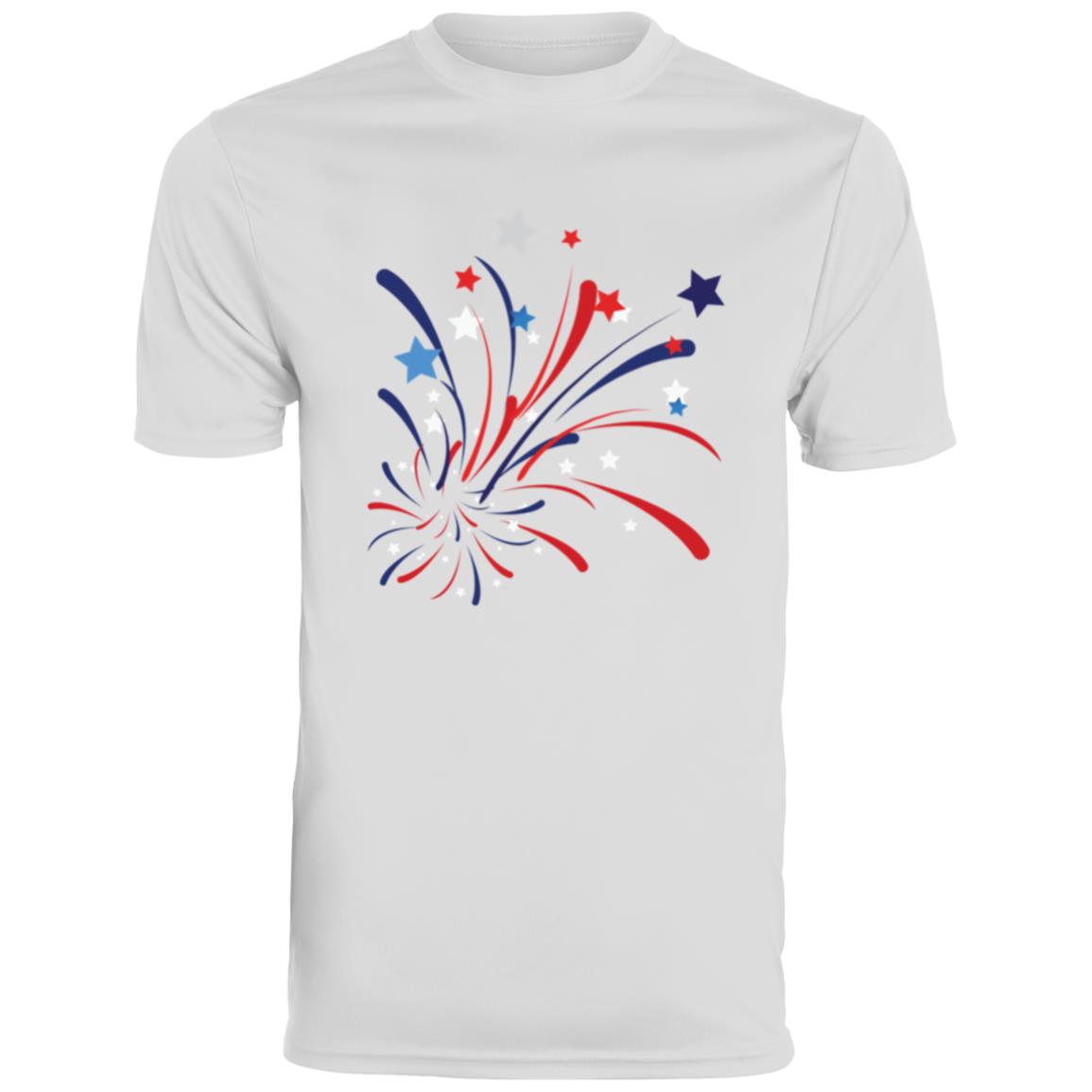 4th of July Firework -- CLOSEOUT -- Men's Moisture-Wicking Tee