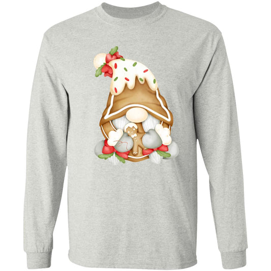 Gingerbread Gnome G540 LS T-Shirt 5.3 oz.