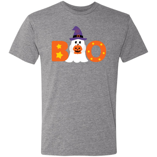 BOO Ghost -- Men's Triblend T-Shirt