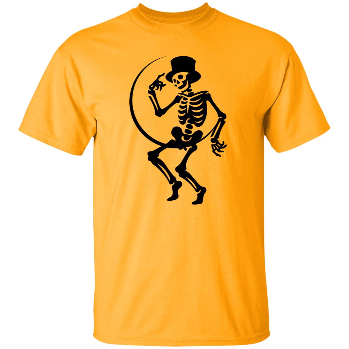 Moon and Skeleton -- 5.3 oz. T-Shirt