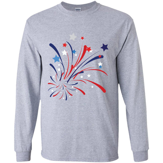 4th of July Firework -- Youth LS T-Shirt