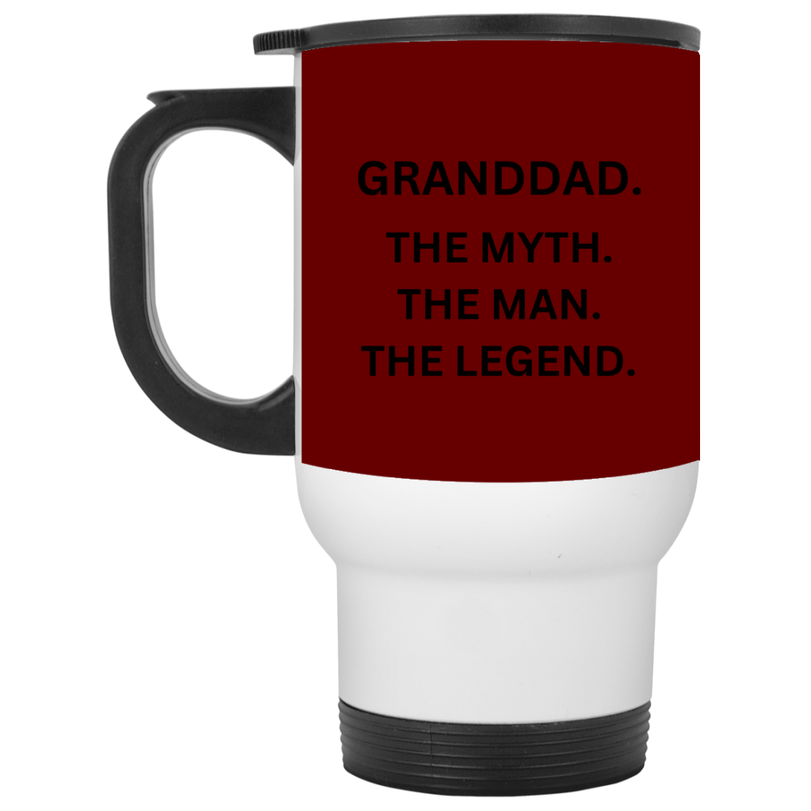 Granddad the Myth XP8400W White Travel Mug