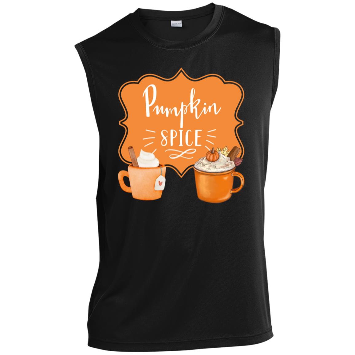 Pumpkin Spice Latte Orange -- CLOSEOUT -- Men’s Sleeveless Performance Tee