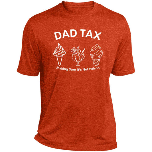 Dad Tax 3 CLOSEOUT --  Heather Performance Tee