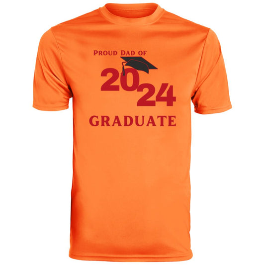 Proud Dad -- Graduate 2024 -- Men's Moisture-Wicking Tee