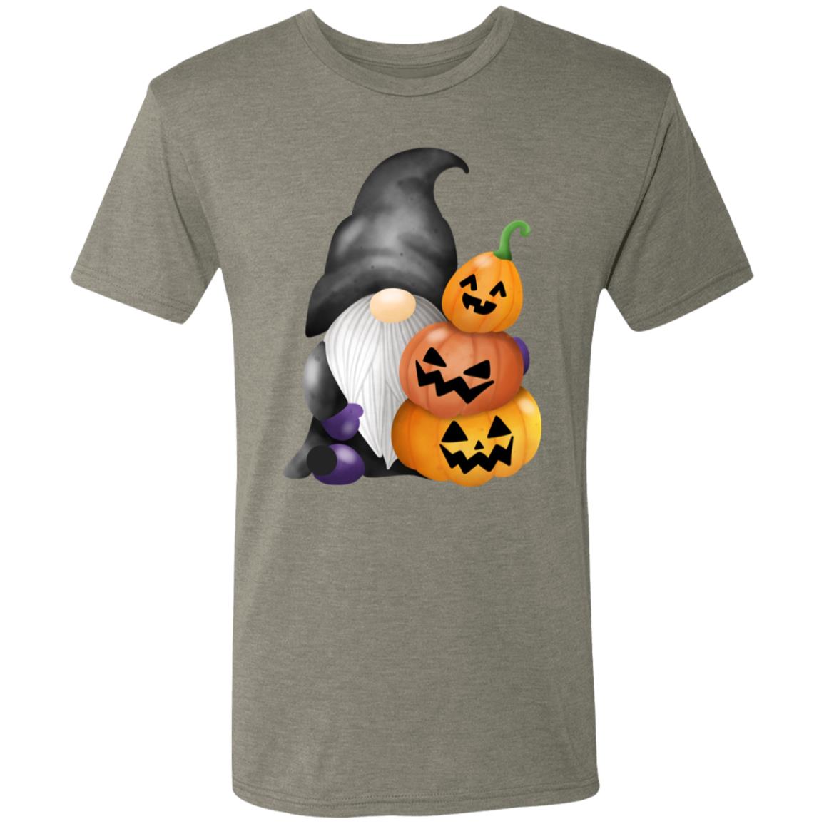 Gnome wJack o' Lanterns NL6010 Men's Triblend T-Shirt