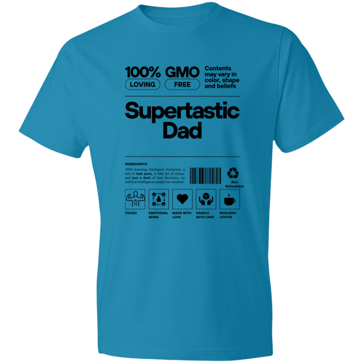 Supertastic Dad 980 Lightweight T-Shirt 4.5 oz