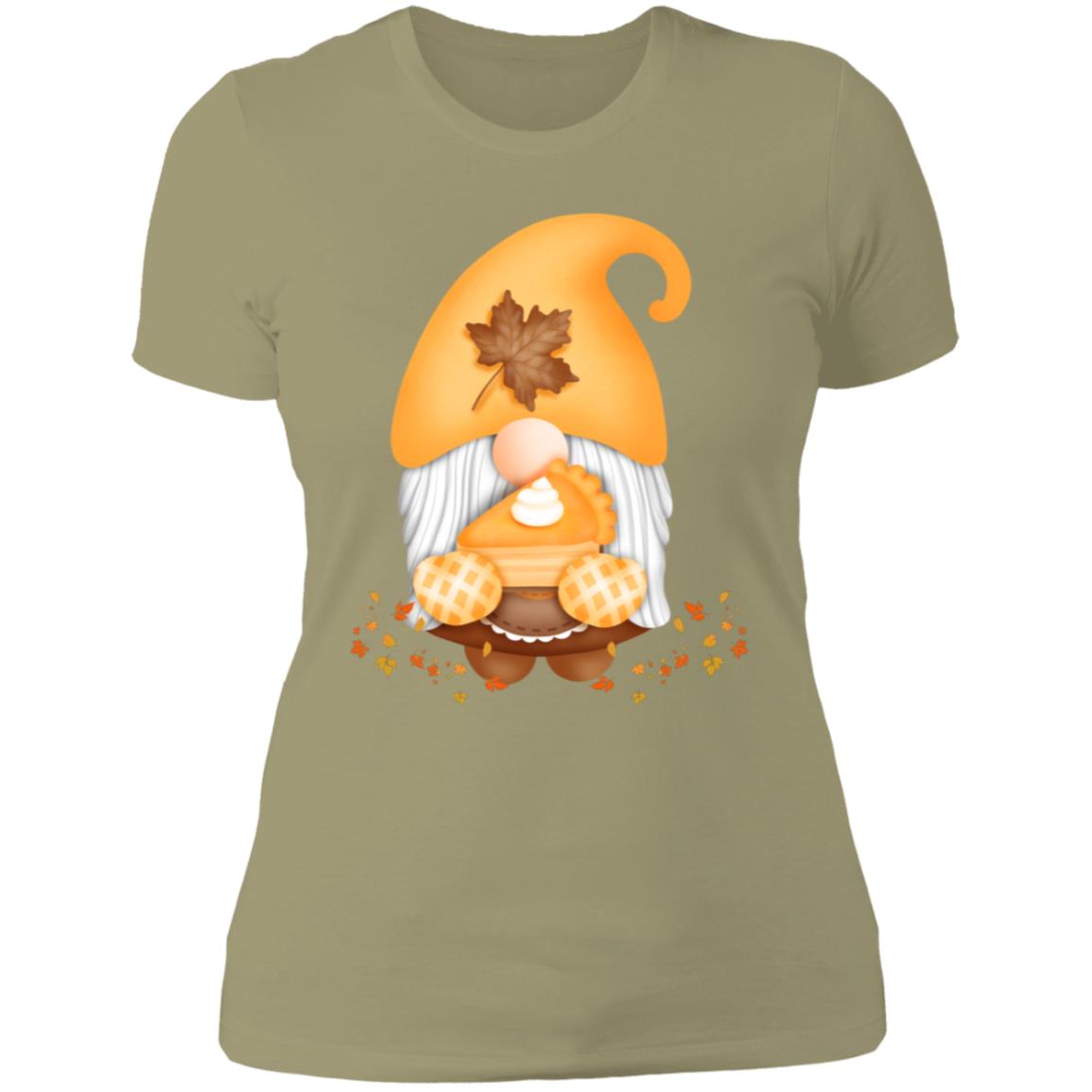 Gnome Pumpkin Pie NL3900 Ladies' Boyfriend T-Shirt