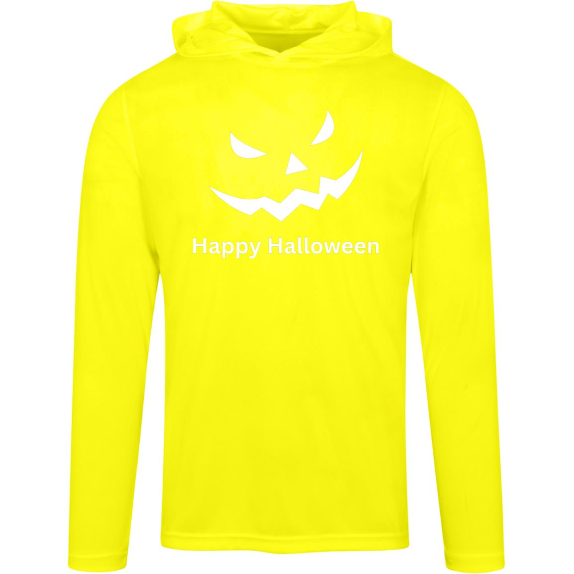 Scary Black Jack o' Lantern TT41 Team 365 Mens Zone Hooded Tee