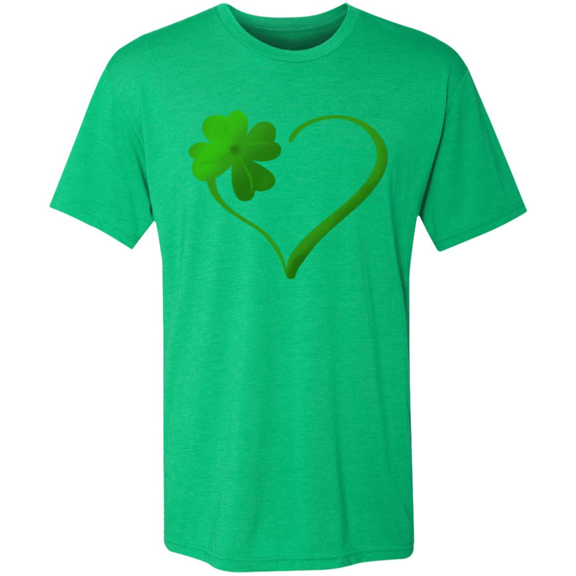 clover heart NL6010 Men's Triblend T-Shirt