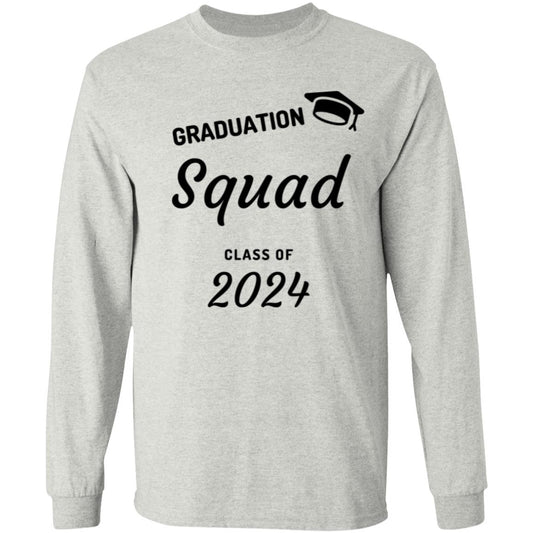 Grad Squad 2024 Black G540 LS T-Shirt 5.3 oz.