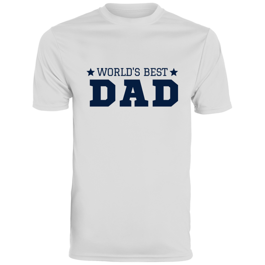 World's Best Dad -- Men's Moisture-Wicking Tee