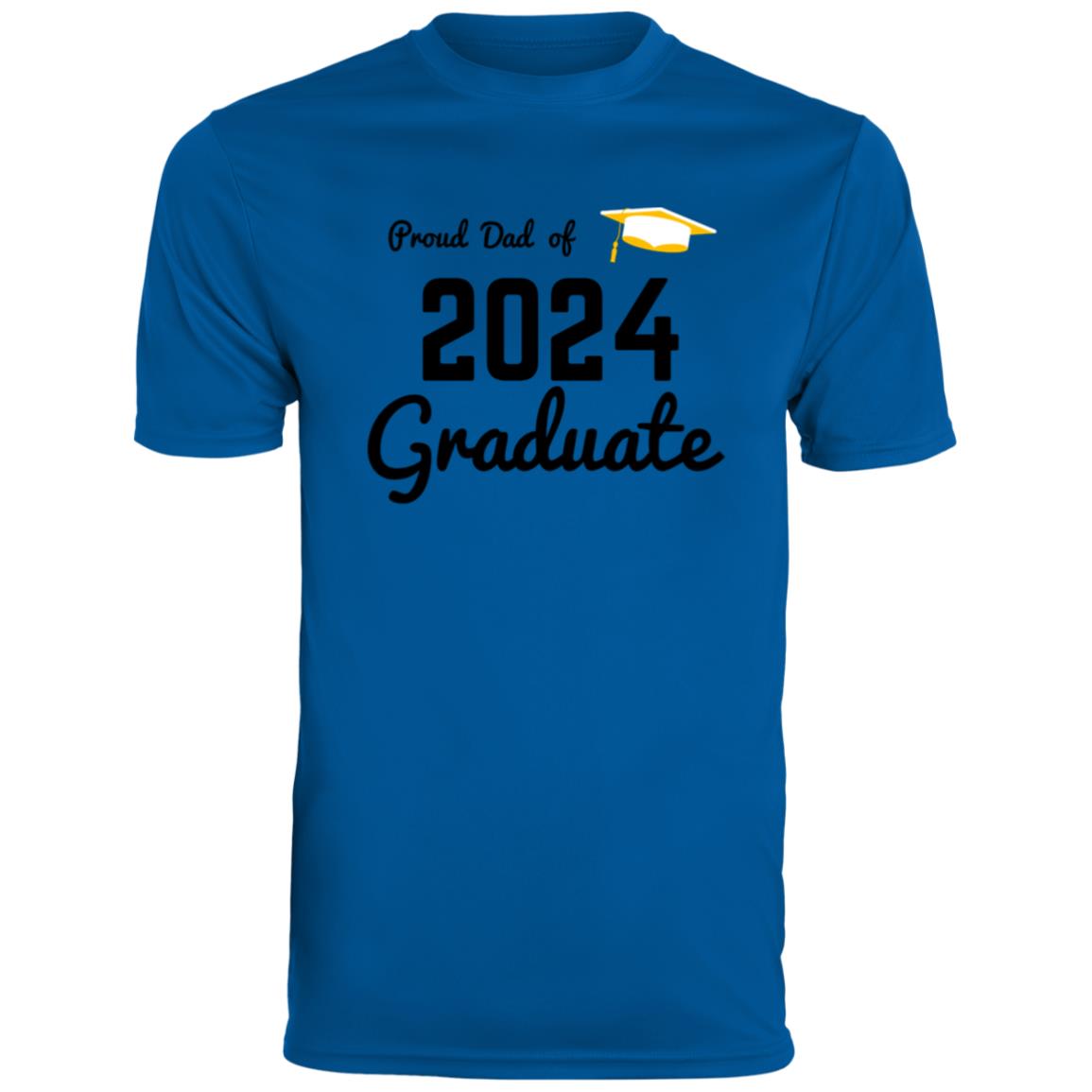 Proud Dad -- Graduate 2024 -- Men's Moisture-Wicking Tee