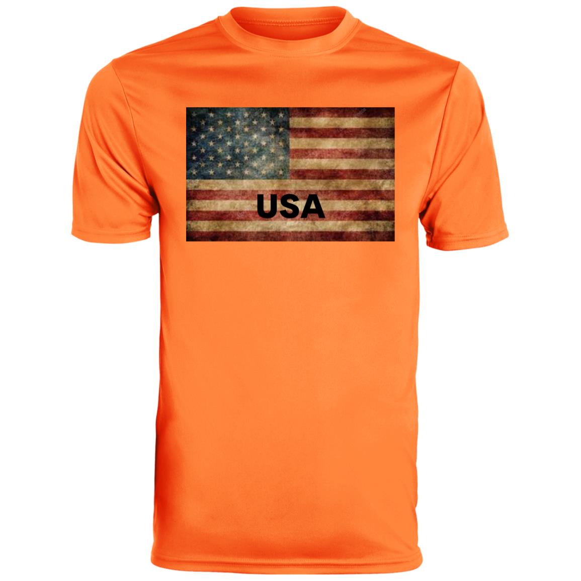 American Flag -- CLOSEOUT -- Youth Moisture-Wicking Tee