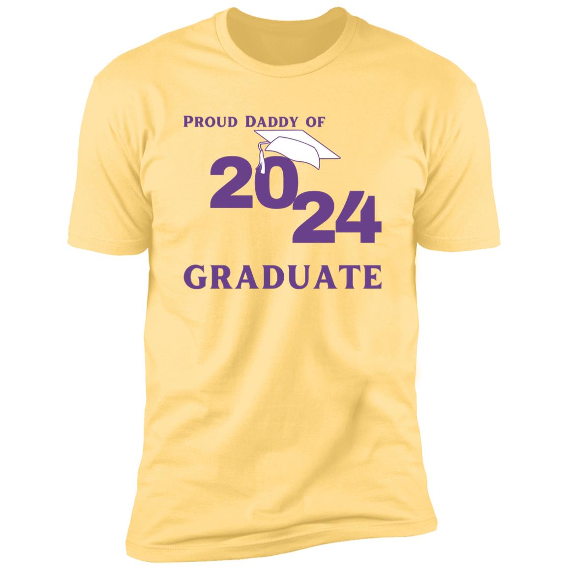 Proud Daddy --2024 Graduate -- Premium Short Sleeve T-Shirt