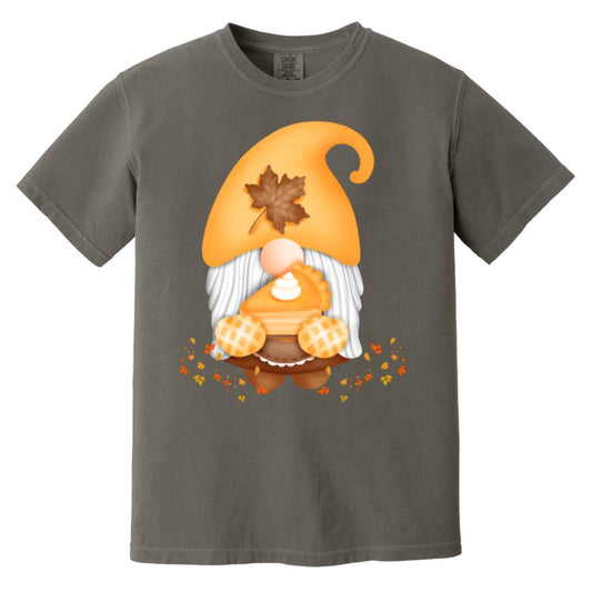 Gnome Pumpkin Pie CC1717 Heavyweight Garment-Dyed T-Shirt