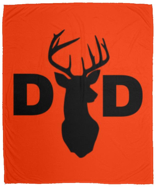 Dad Deer Dad hat VPM Cozy Plush Fleece Blanket - 50x60