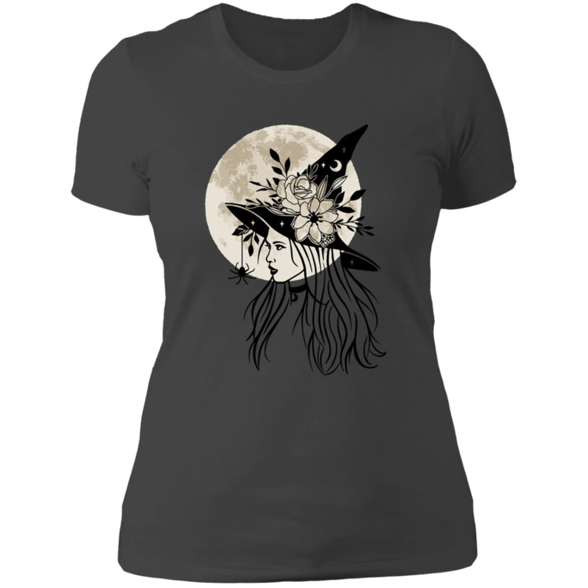 Witchy Moon -- Ladies' Boyfriend T-Shirt