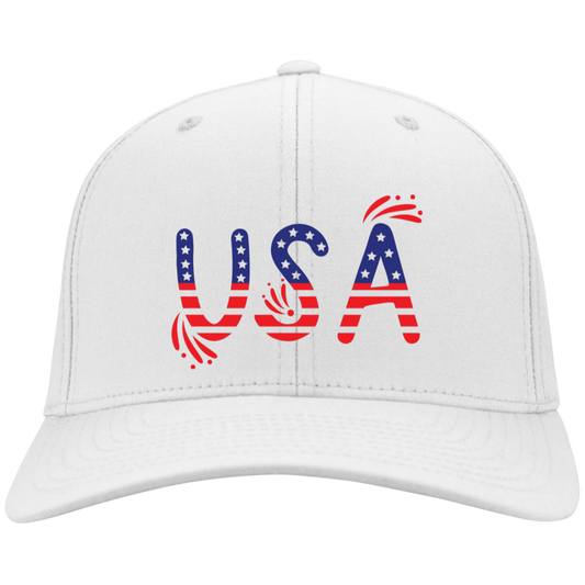 Flag USA C813 Embroidered Flex Fit Twill Baseball Cap