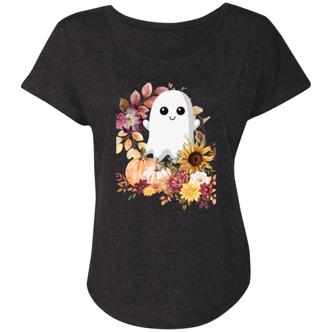 Fall Ghost -- Ladies' Triblend Dolman Sleeve