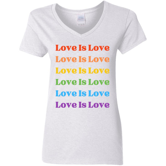 Love Is Love -- Ladies' V-Neck T-Shirt