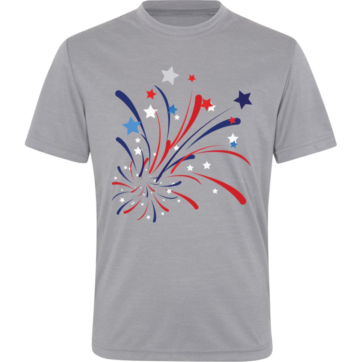 4th of July Firework -- Kids Sonic Heather Tee