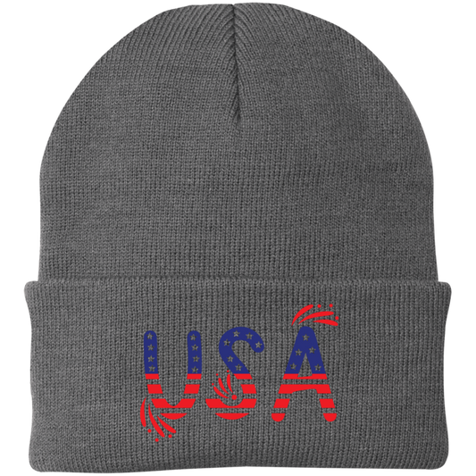 Flag USA CP90 Embroidered Knit Cap