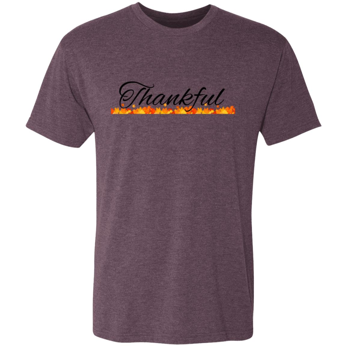 Thankful -- Men's Triblend T-Shirt