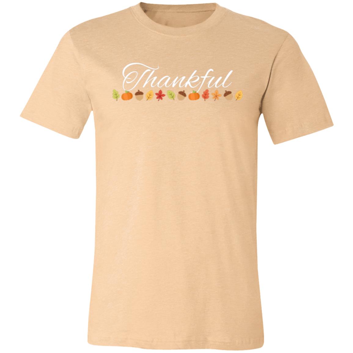 Thankful White -- Unisex Jersey Short-Sleeve T-Shirt