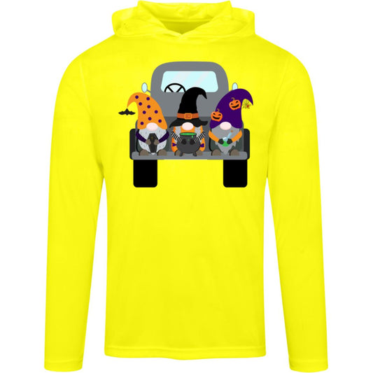 Halloween Gnomes in a Truck TT41 Team 365 Mens Zone Hooded Tee