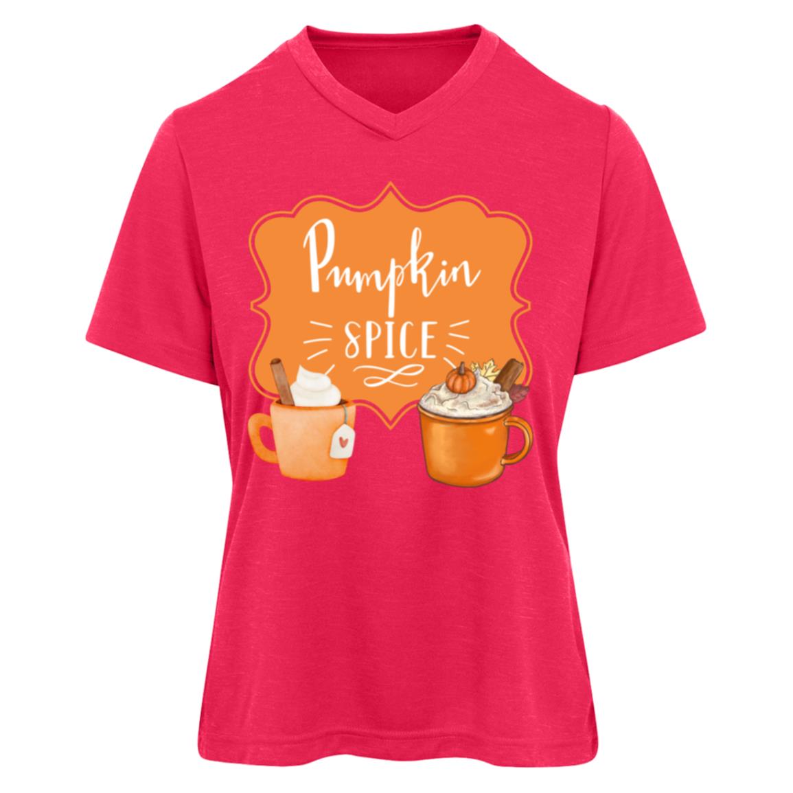 Pumpkin Spice Latte Orange --  Womens Sonic Heather Tee