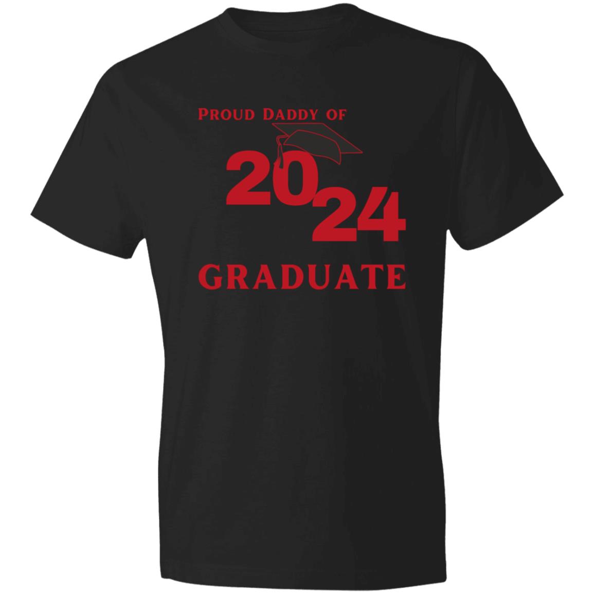 Proud Daddy -- 2024 Graduate -- Lightweight T-Shirt