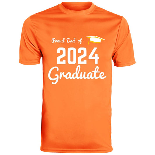 Proud Dad -- Graduate 2024 -- Men's Moisture-Wicking Tee