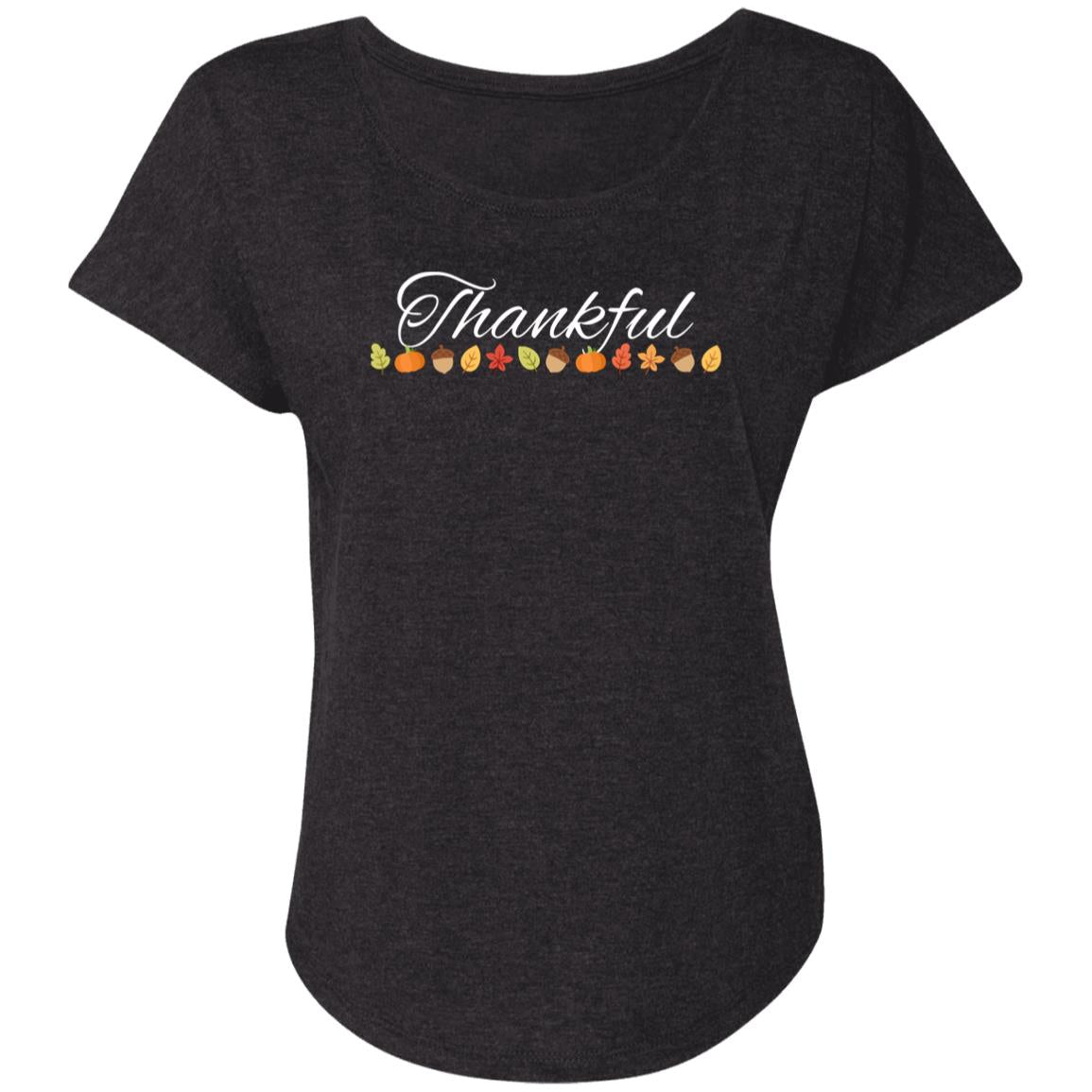 Thankful White -- Ladies' Triblend Dolman Sleeve