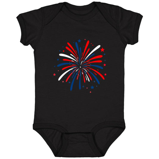 4th of July Firework -- Infant Fine Jersey Bodysuit