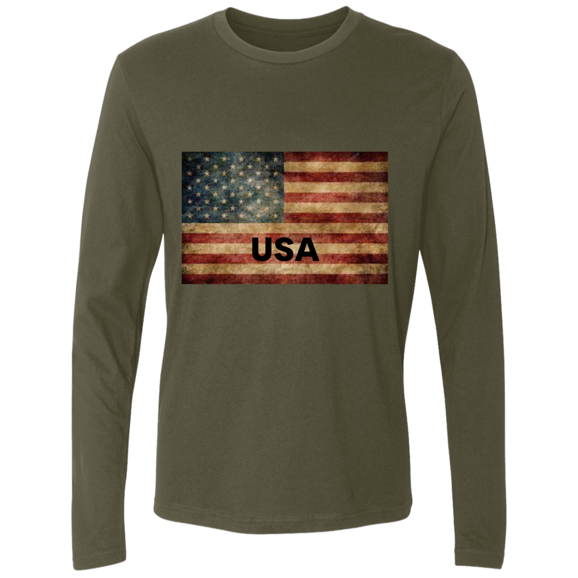 American Flag -- Men's Premium LS