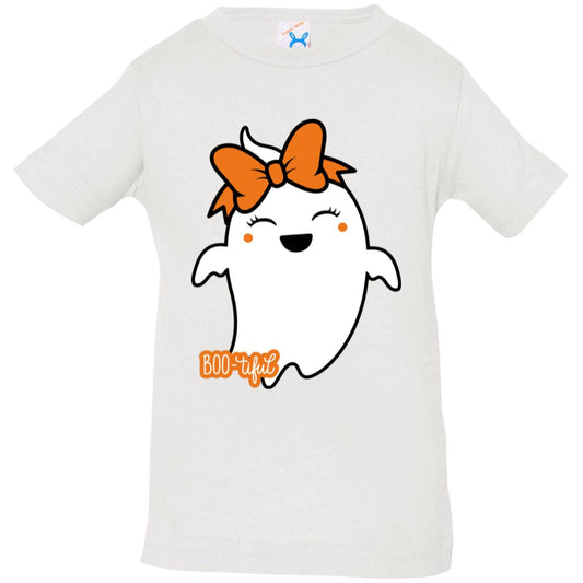 Boo-tiful Ghost with Bow 3322 Infant Jersey T-Shirt