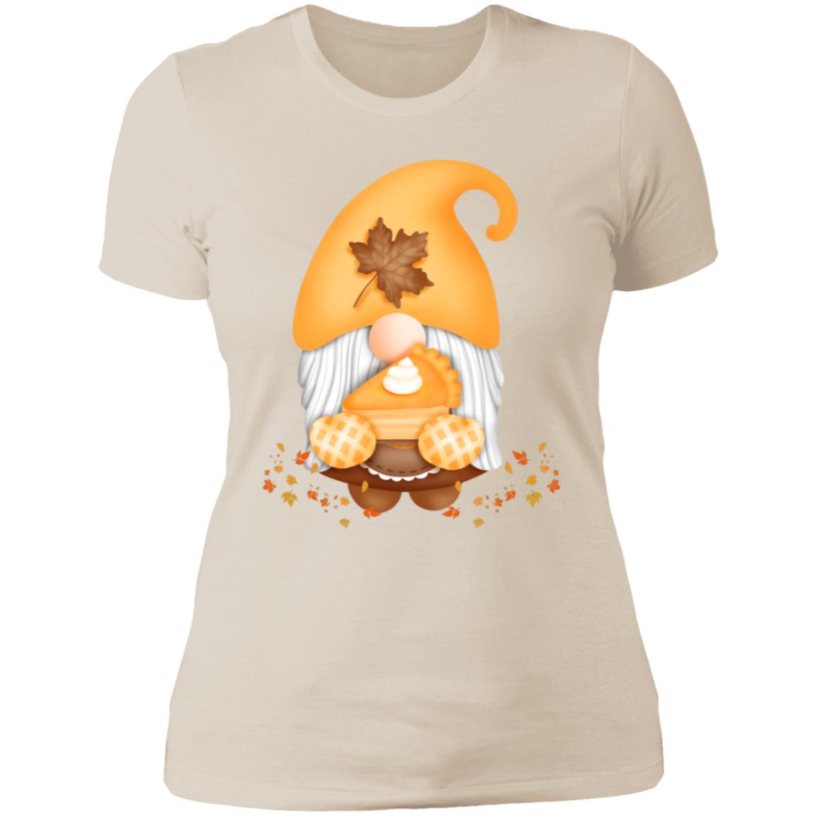 Gnome Pumpkin Pie NL3900 Ladies' Boyfriend T-Shirt